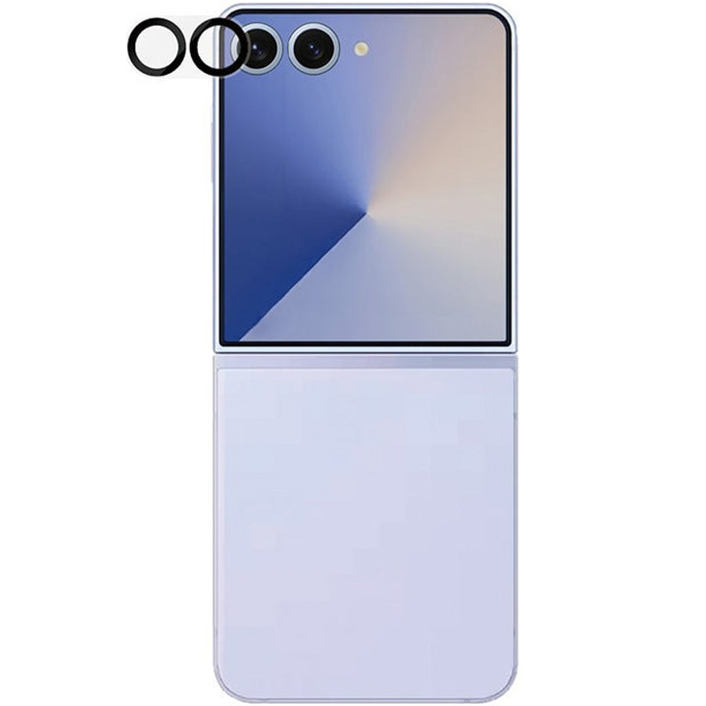 Szkło hartowane na aparat PanzerGlass PicturePerfect Camera Lens Protector dla Galaxy Z Flip7, czarno-przezroczyste